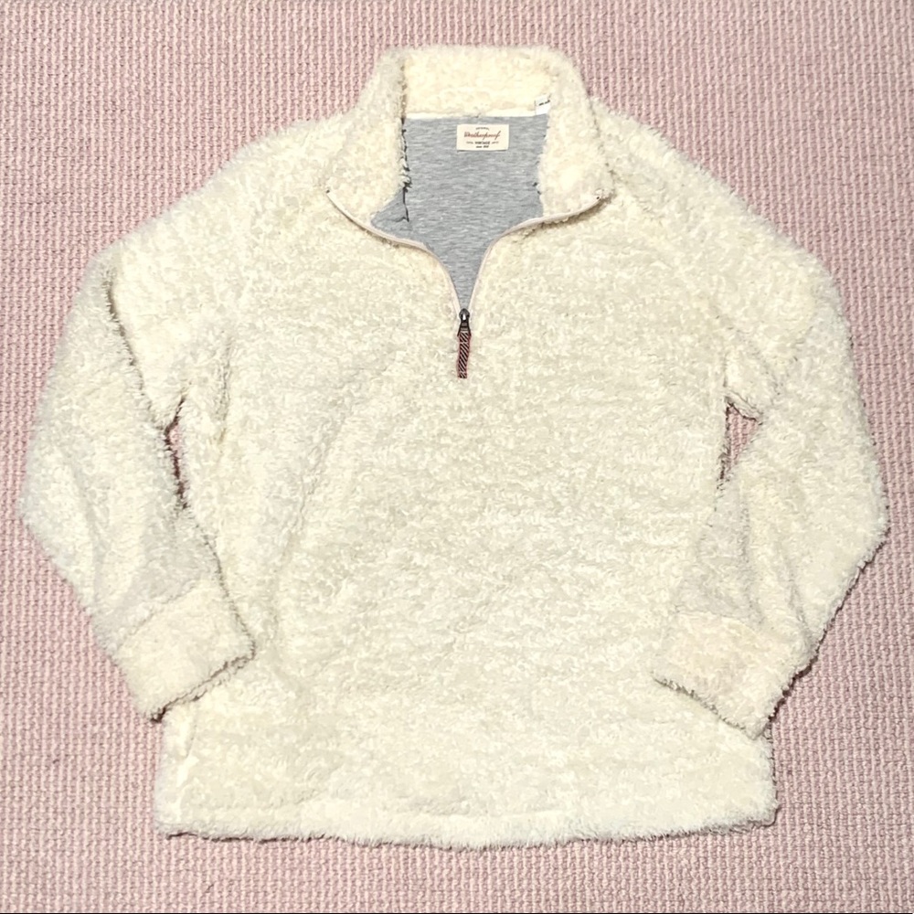 Fuzzy 3/4 Zip Jacket Women’s L